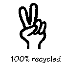 100% RECYCLED