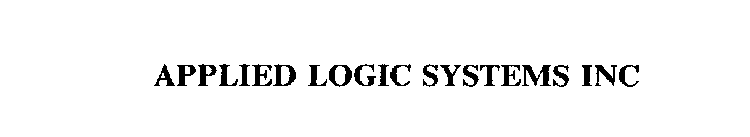 APPLIED LOGIC SYSTEMS INC