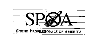 SP A SIDING PROFESSIONALS OF AMERICA