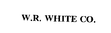 W.R. WHITE CO.