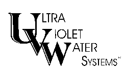 ULTRA VIOLET WATER SYSTEMS