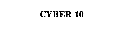 CYBER 10