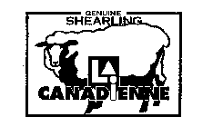 GENUINE SHEARLING LA CANADIENNE