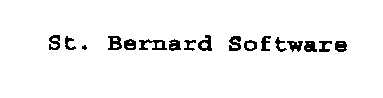ST. BERNARD SOFTWARE