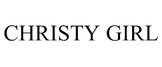 CHRISTY GIRL