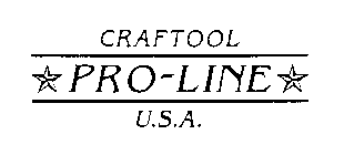 CRAFTOOL PRO-LINE U.S.A.