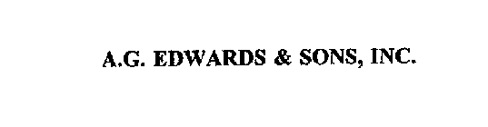 A.G. EDWARDS & SONS, INC.