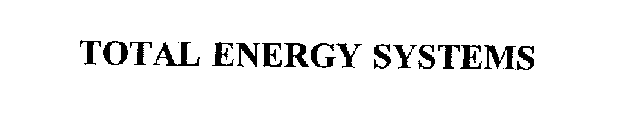 TOTAL ENERGY SYSTEMS