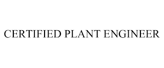 CERTIFIED PLANT ENGINEER