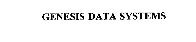 GENESIS DATA SYSTEMS