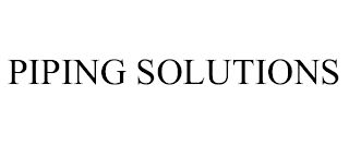 PIPING SOLUTIONS