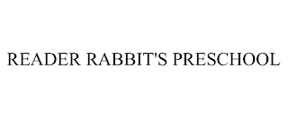 READER RABBIT'S PRESCHOOL