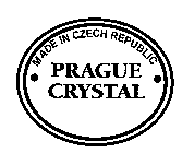 PRAGUE CRYSTAL MADE IN CZECH REPUBLIC