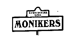 MONIKERS EVERYWHERE USA