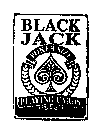 BLACK JACK POKER SIZE PLAYING CARDS
