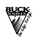 BUCK KNIVES THE EDGE. FOR LIFE.