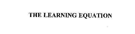 THE LEARNING EQUATION