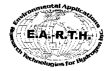 E.A.R.T.H. ENVIRONMENTAL APPLICATIONS RESEARCH TECHNOLOGIES FOR HYDROGEN INC.