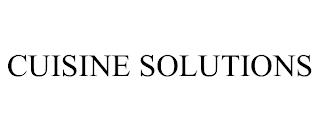 CUISINE SOLUTIONS