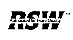 RSW AUTOMATED SOFTWARE QUALITY