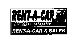 RENT-A-CAR AGENCY OF LAFAYETTE RENT-A-CAR & SALES