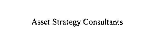 ASSET STRATEGY CONSULTANTS