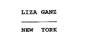 LIZA GANZ NEW YORK