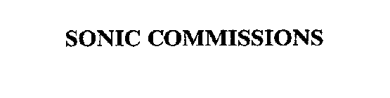 SONIC COMMISSIONS
