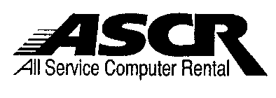 ASCR ALL SERVICE COMPUTER RENTAL