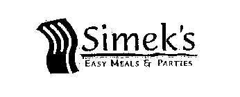 SIMEK'S EASY MEALS & PARTIES
