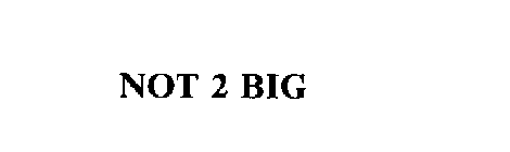 NOT 2 BIG