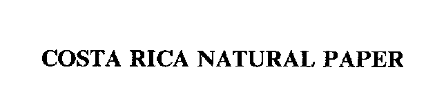 COSTA RICA NATURAL PAPER
