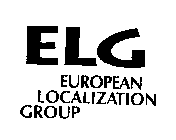 ELG EUROPEAN LOCALIZATION GROUP