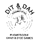DIT & DAH THE PHONETICOS PHONETICODE CARD & DICE GAMES