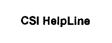 CSI HELPLINE