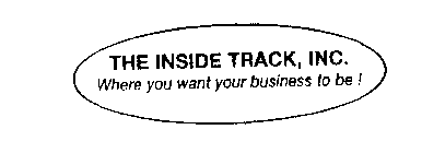 THE INSIDE TRACK, INC. WHERE YOU WANT YOUR BUSINESS TO BE!