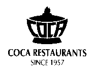 COCA COCA RESTAURANTS SINCE 1957