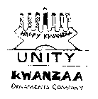 HAPPY KWANZAA UNITY KWANZAA ORNAMENTS COMPANY