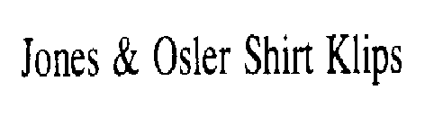 JONES & OSLER SHIRT KLIPS