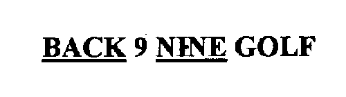 BACK 9 NINE GOLF