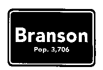 BRANSON POP. 3,706