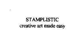 STAMPLISTIC, CREATIVE ART MADE EASY