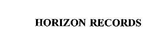 HORIZON RECORDS