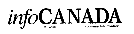 INFOCANADA A DIVISION OF CANADIAN BUSINESS INFORMATION