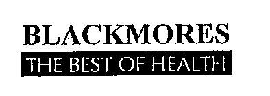 BLACKMORES THE BEST OF HEALTH
