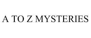 A TO Z MYSTERIES