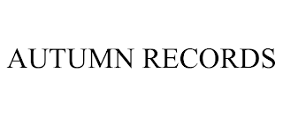 AUTUMN RECORDS