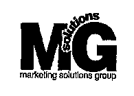 MG SOLUTIONS MARKETING SOLUTIONS GROUP