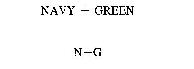 NAVY + GREEN N+G