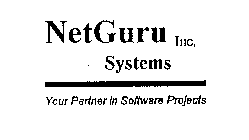 NETGURU SYSTEMS INC. YOUR PARTNER IN SOFTWARE PROJECTS
